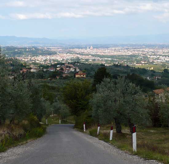 Firenze ascending to Terzano